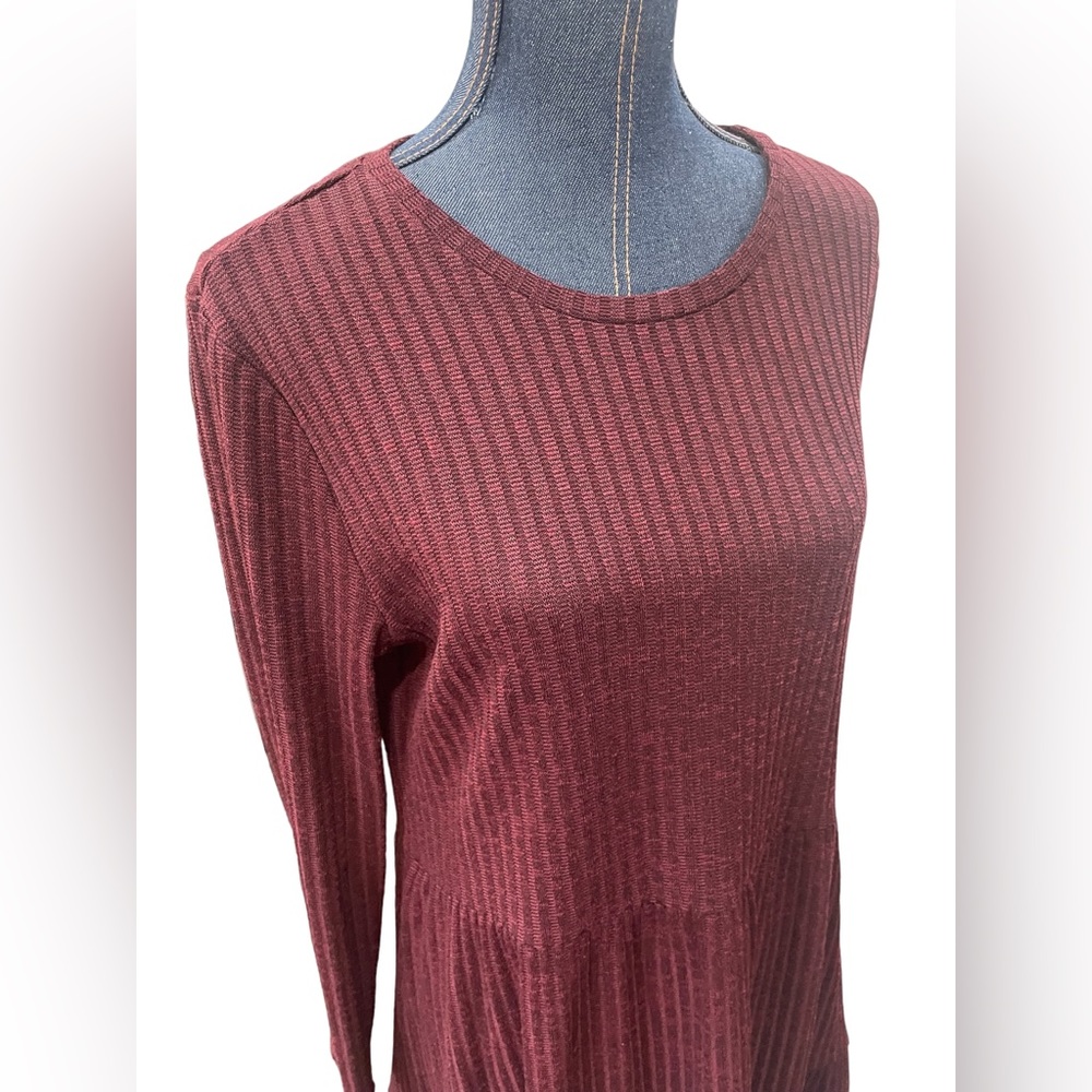 Philosophy women’s size large long sleeve maroon dress - Picture 6 of 8